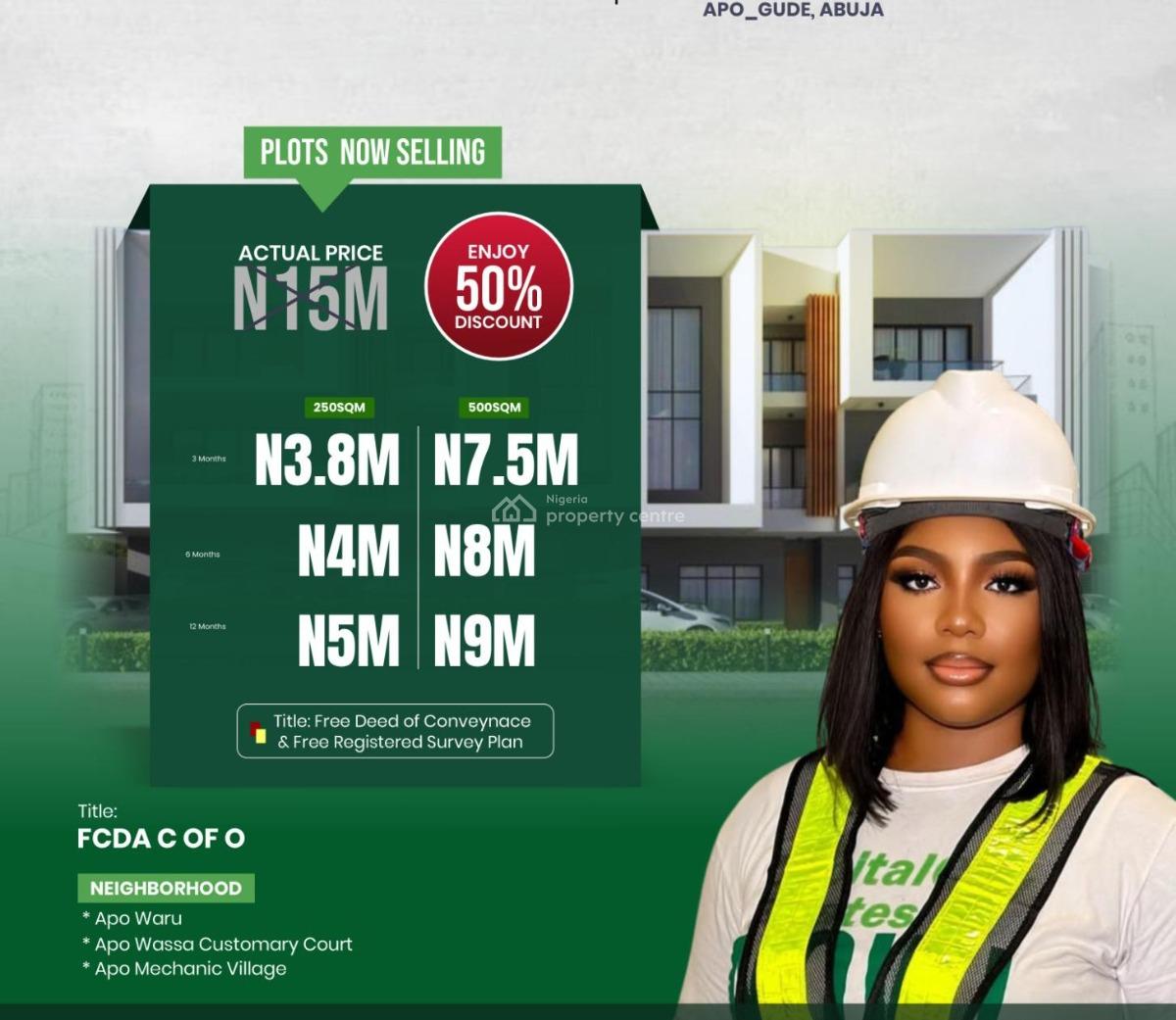 Mixed Use Land, Crystal City Guide Lite Estate, Apo, Abuja, Mixed-use Land for Sale