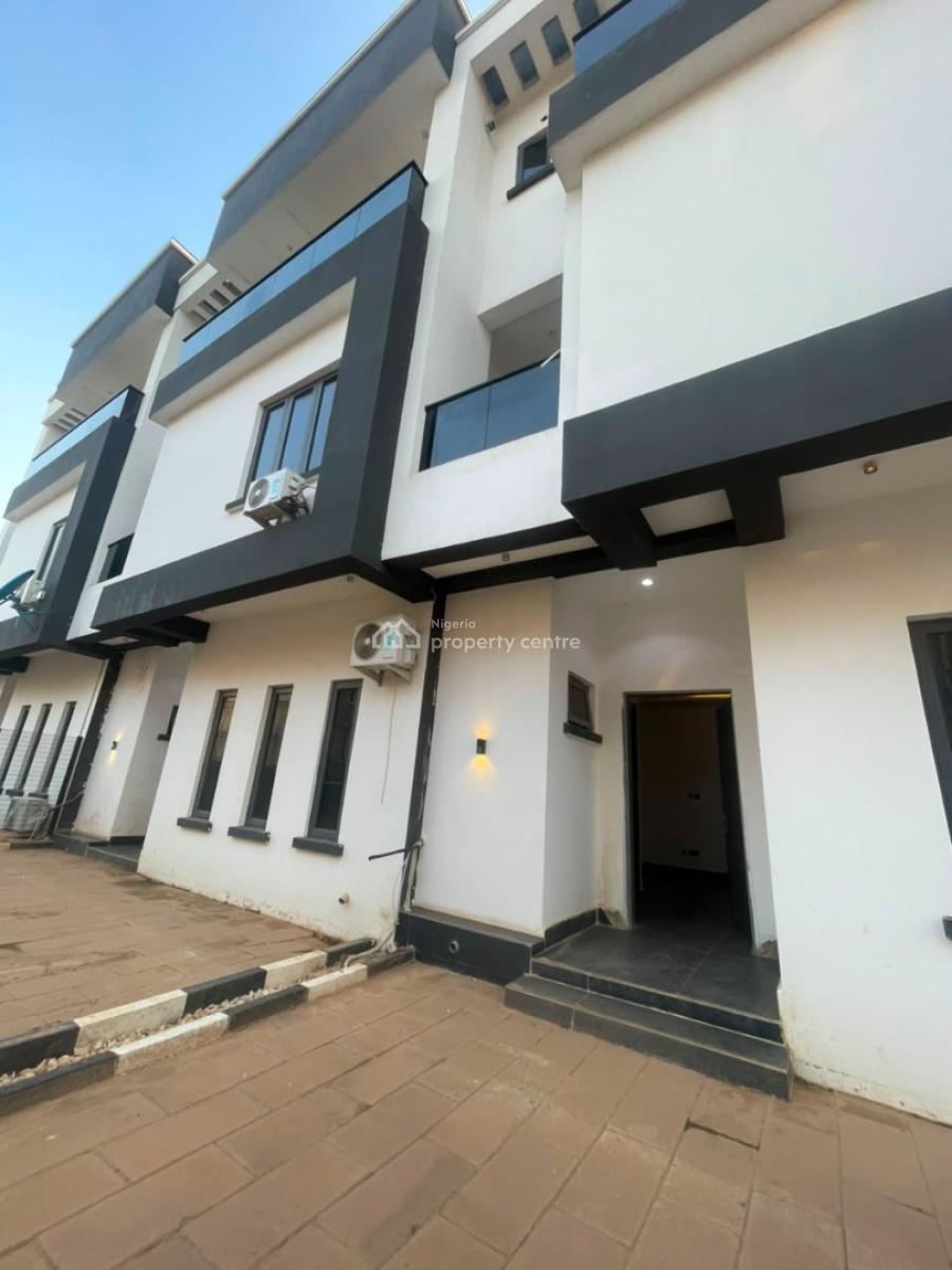 Fully Furnished and Serviced 4 Bedroom Terrace Duplex with Bq, Mabushi, Abuja, Terraced Duplex for Rent