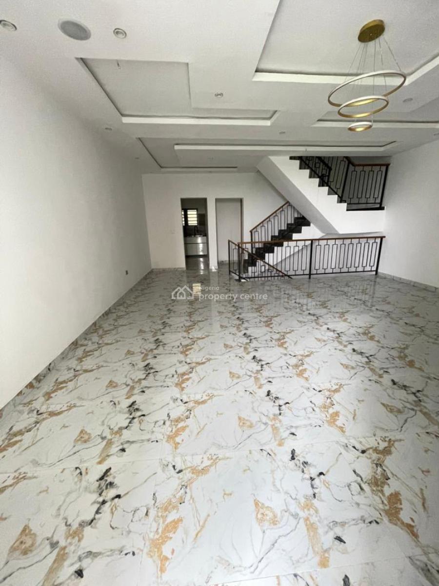 Contemporary 4 Bedroom Terrace  Sitting on Two Floors, Chevron, Lekki, Lagos, Terraced Duplex for Sale