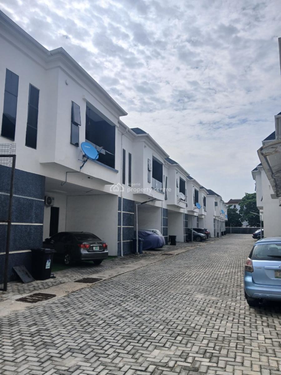 Luxurious Four Bedroom Corner Piece Terrace House, Harries Drive, Vgc, Lekki, Lagos, Terraced Duplex for Sale