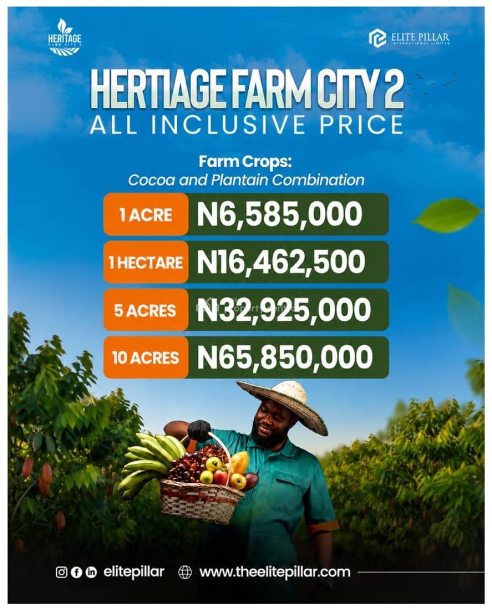 Heritage Farm City Phase 2, Abeokuta North, Ogun, Land for Sale