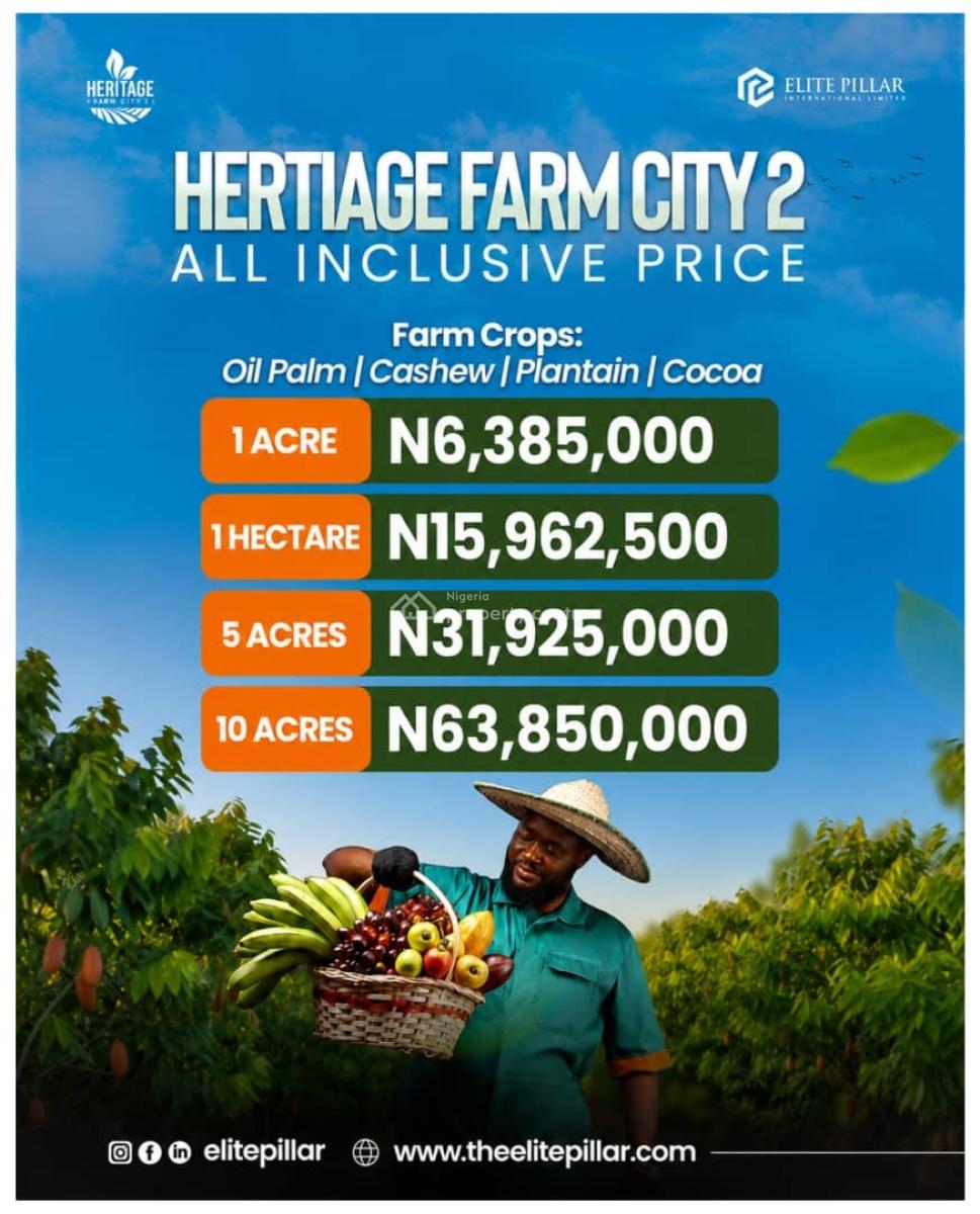 Heritage Farm City Phase 2, Abeokuta North, Ogun, Land for Sale