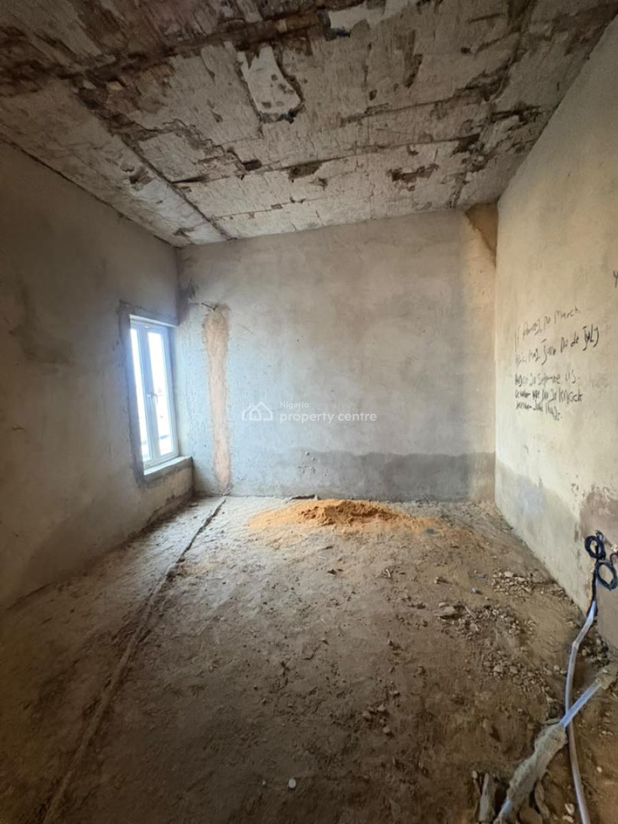 4-bedroom Carcass (unfinished Duplex), Ikate, Lekki, Lagos, Semi-detached Duplex for Sale