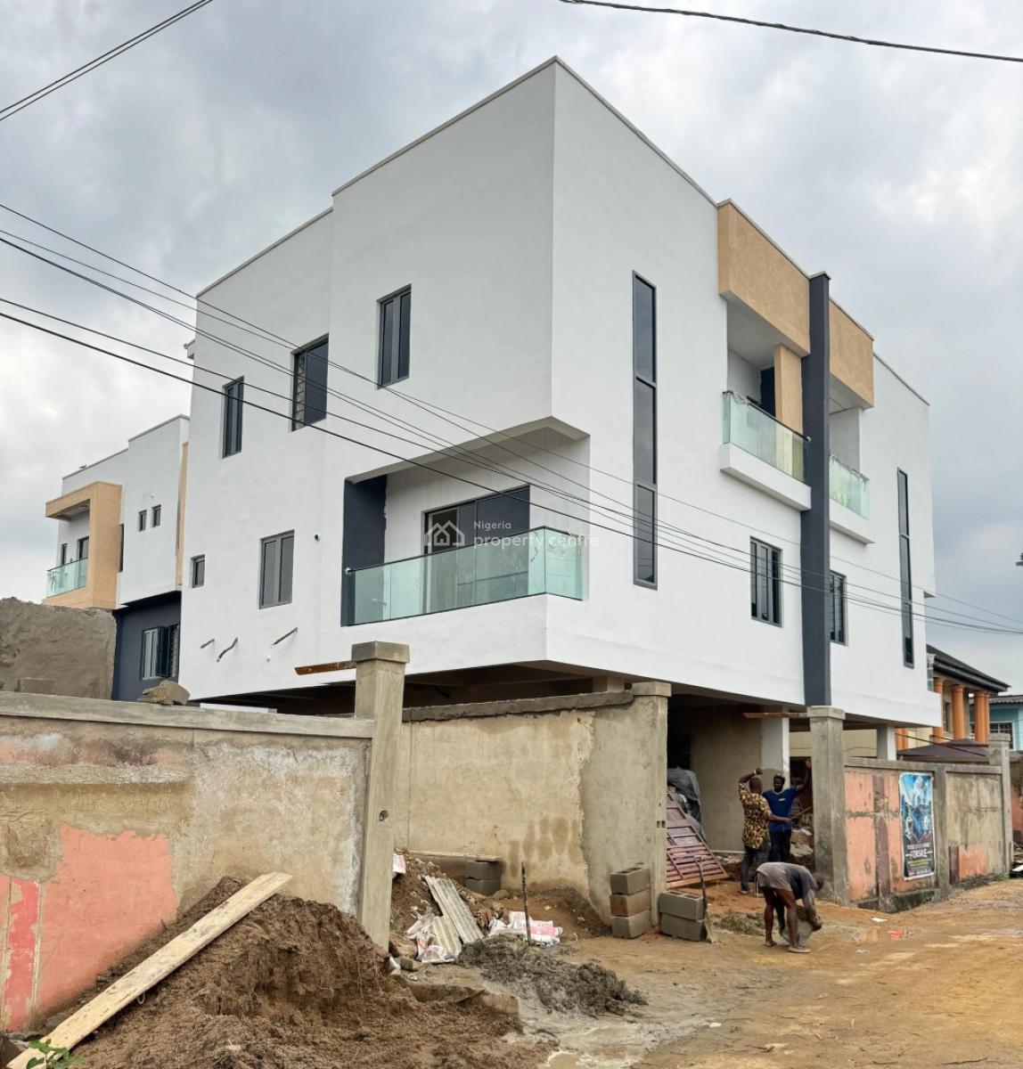 Newly Built 4 Bedroom Semi Detached Duplex with Bq, Maryland, Lagos, Semi-detached Duplex for Sale