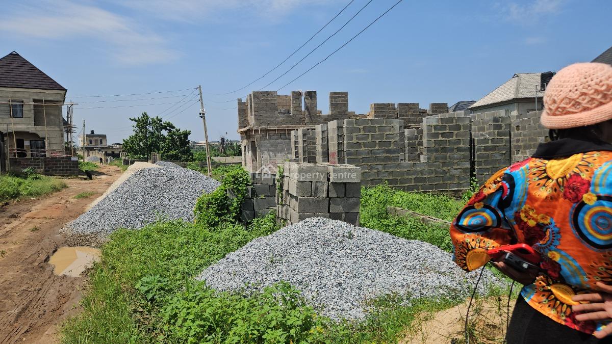 Half Plot of Land 60ft By 60ft at Withington Estate,igesu Ayobo, Withington Estate,igesu, Ayobo, Lagos, Residential Land for Sale