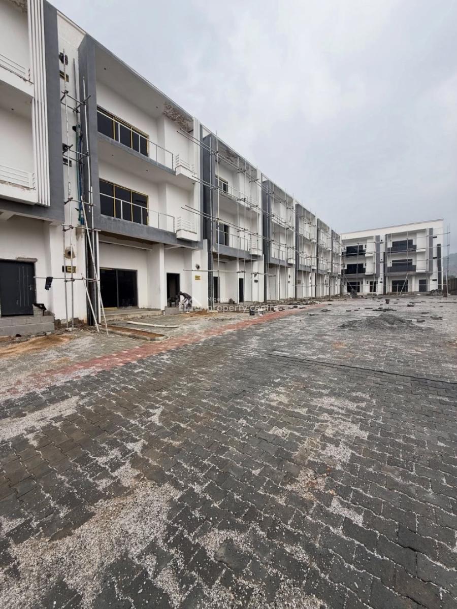 New 4 Bedroom Terrace Duplex with a Bq(carcass ), Jahi, Abuja, Terraced Duplex for Sale