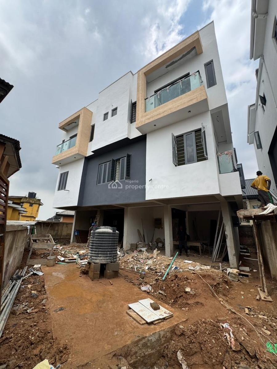 Newly Built 4 Bedroom Semi Detached Duplex with Bq, Maryland, Lagos, Semi-detached Duplex for Sale