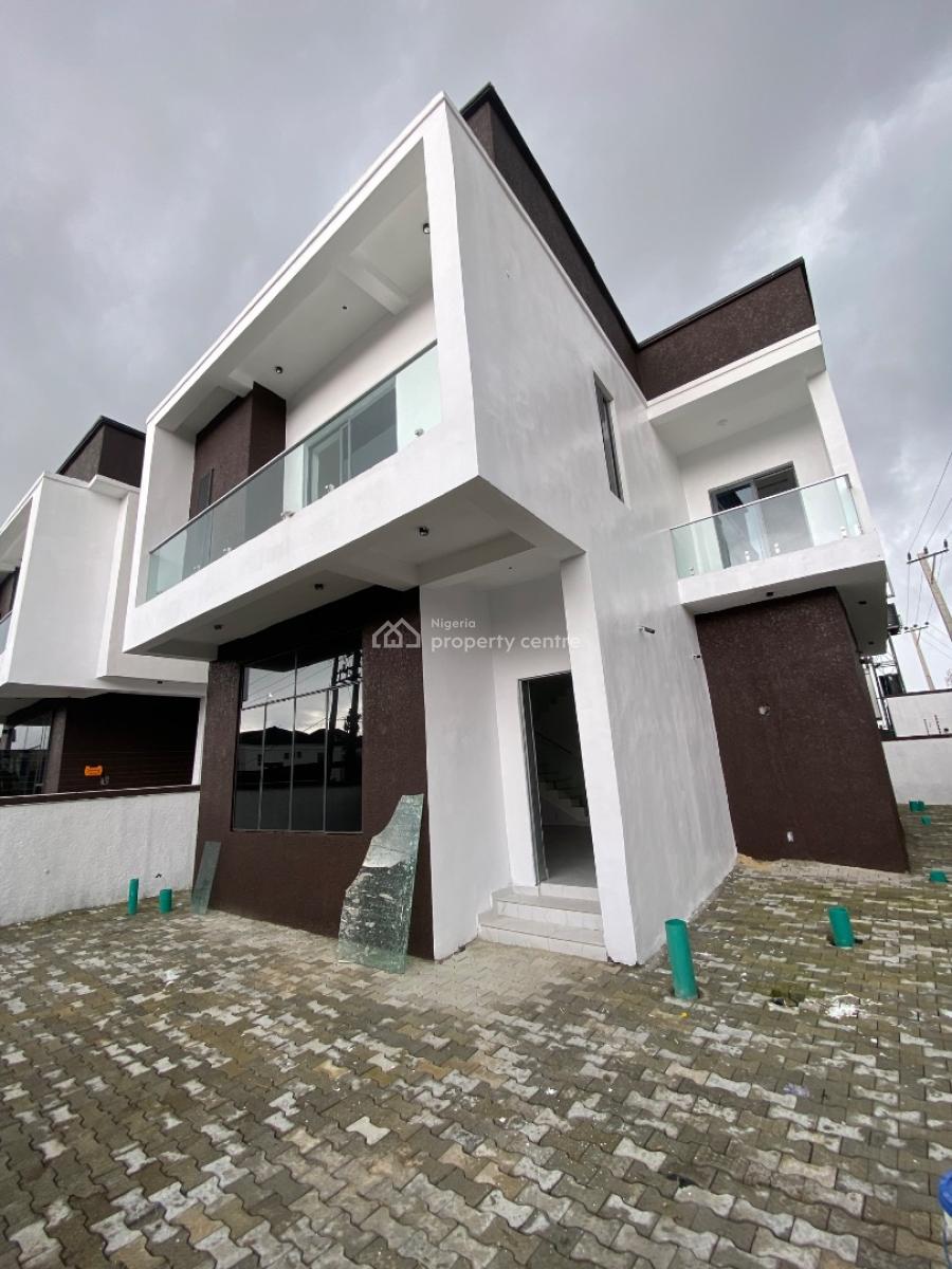 Newly Built Corner Piece 4 Bedroom Fully Detached Duplex with Bq, Gated Secure Estate By Blenco Supermarket Before Shop Rite, Sangotedo, Ajah, Lagos, Detached Duplex for Rent