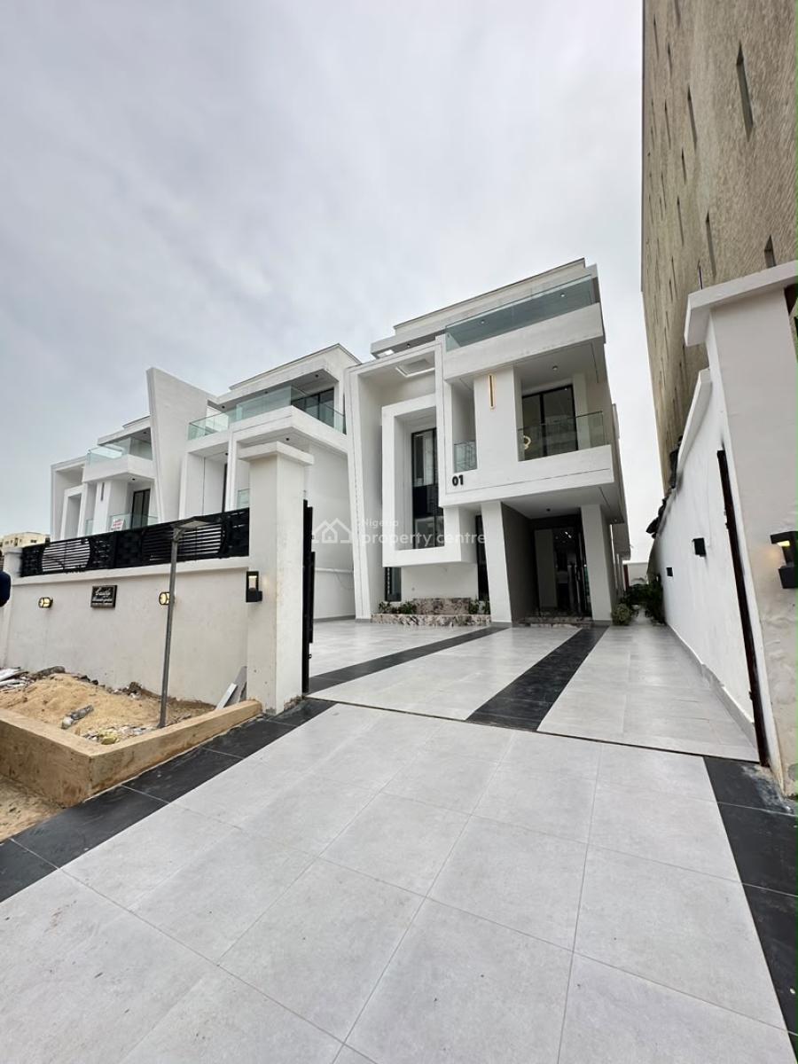 Luxury 5 Bed Duplex with Bq, Cinema, Pool & Rooftop Terrace, Good Title Document in a Flood Free Area., Lekki Phase 1, Lekki, Lagos, Detached Duplex for Sale