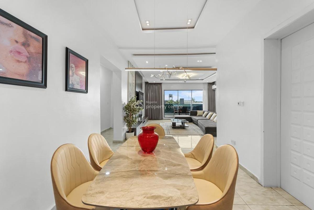 Service and Furnished 2 Bedroom Penthouse, Lekki Phase 1, Lekki, Lagos, Flat / Apartment for Rent