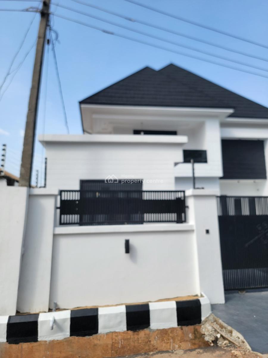 Well Finished 4 Bedroom Duplex with a Room Bq, Off Akpu, Gra Phase 11, Asaba, Delta, Detached Duplex for Sale