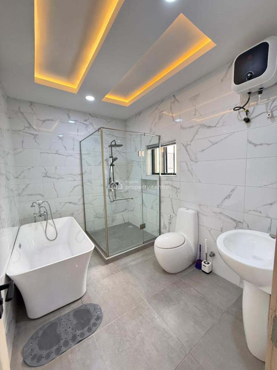 Luxury Standard 4 Bedroom Duplex Not Coming with Properties Inside It, Sangotedo, Ajah, Lagos, Semi-detached Duplex for Rent