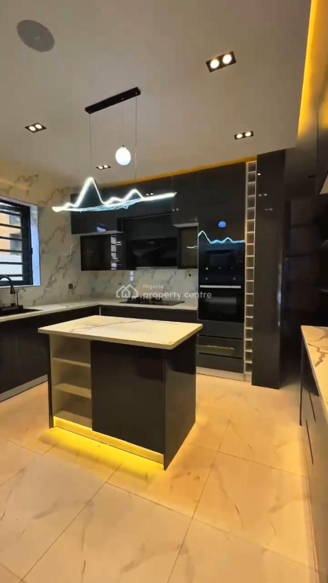 Newly Built and  Partly Furnished 5 Bedroom Semi Detached with Bq, Adeniyi Jones, Ikeja, Lagos, Semi-detached Duplex for Rent