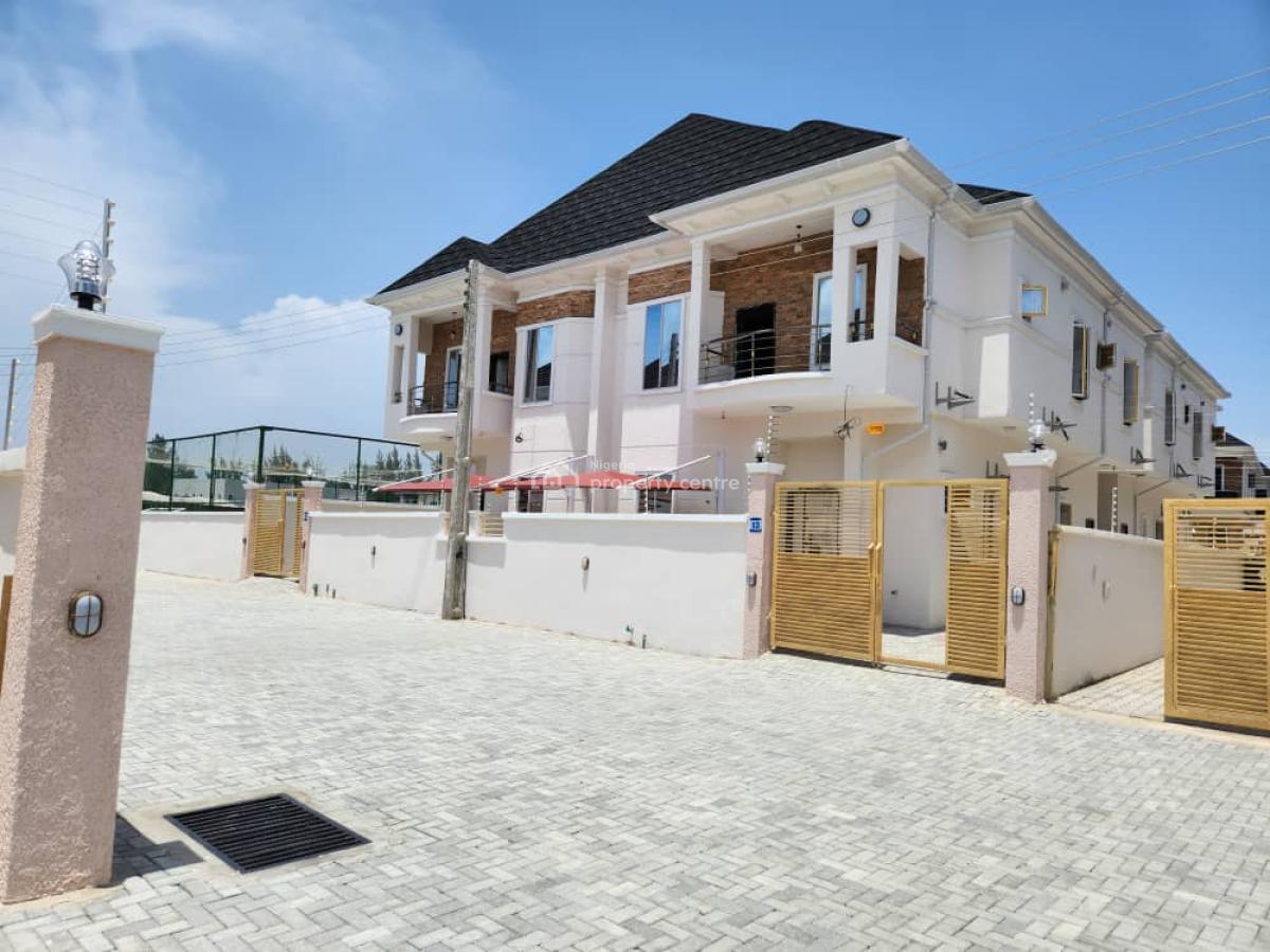 4 Bedroom Semi Detached Duplex with Bq, Ikota, Lekki, Lagos, Semi-detached Duplex for Sale