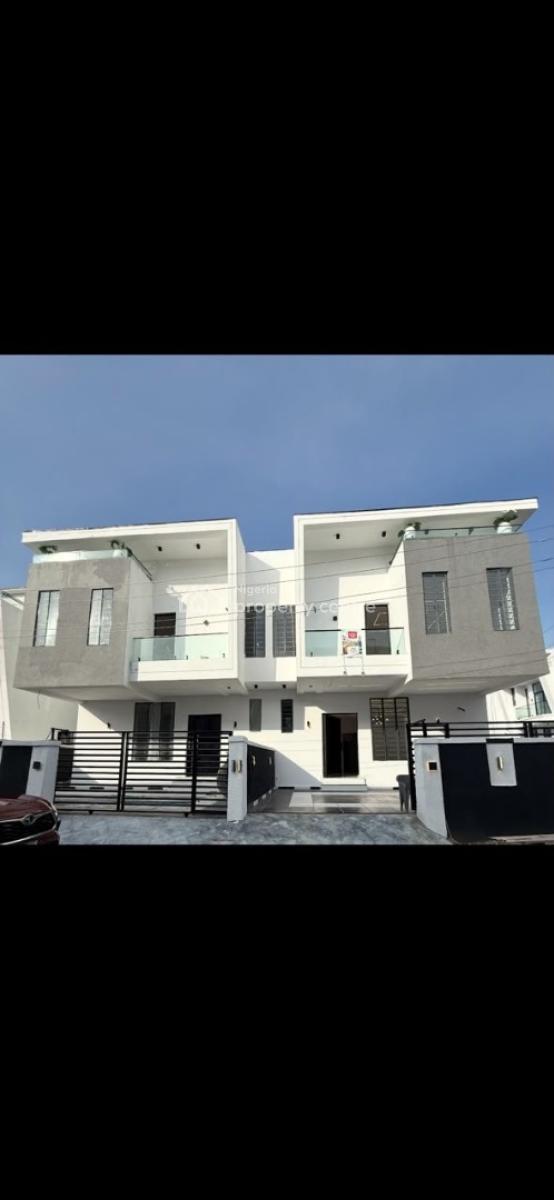 Luxury Smart 4 Bedroom Duplex in a Very Beautiful Estate with Bq, Ajah, Lagos, Semi-detached Duplex for Sale