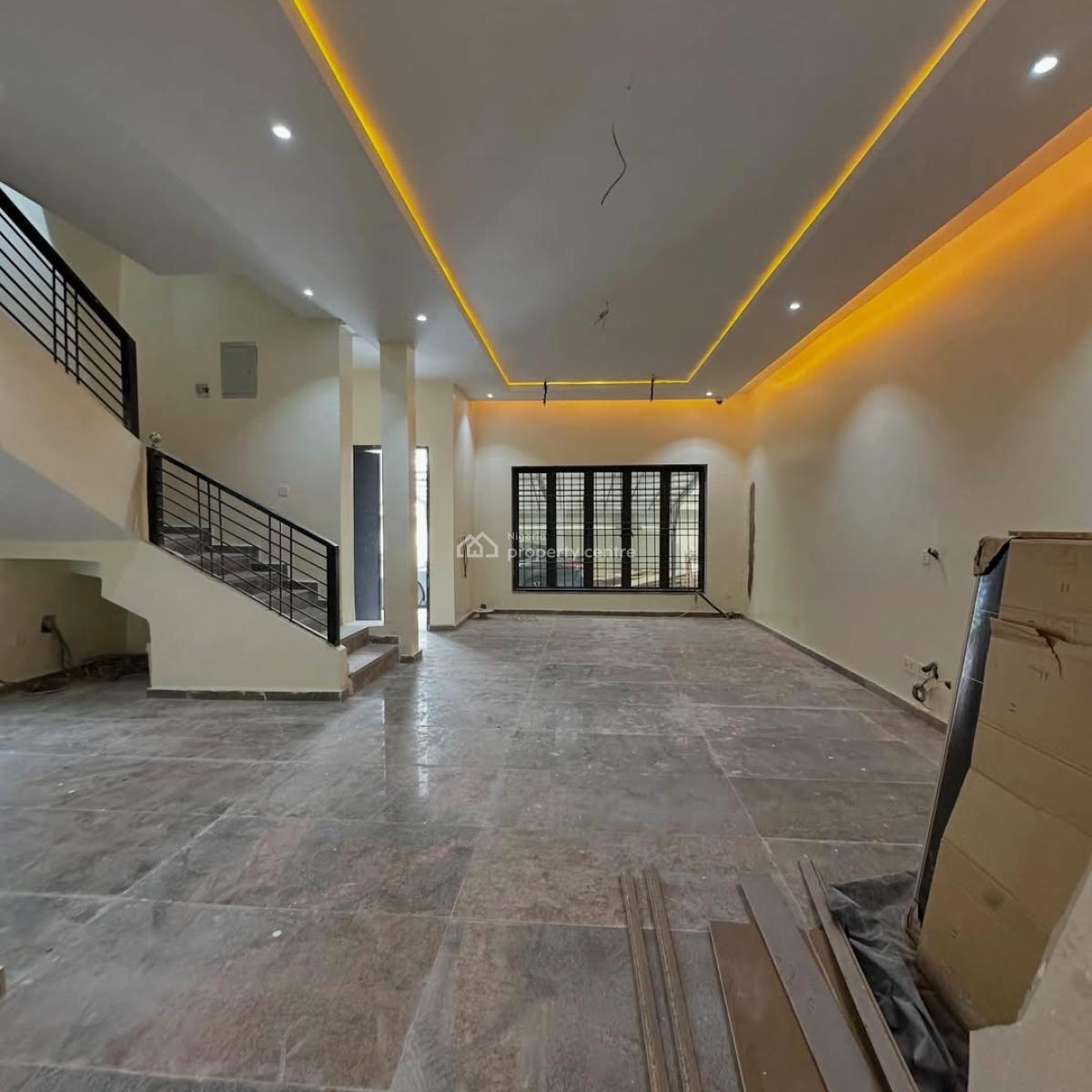 Brown New 4 Bedroom Terrace Duplex with Bq, Jahi, Abuja, Terraced Duplex for Sale