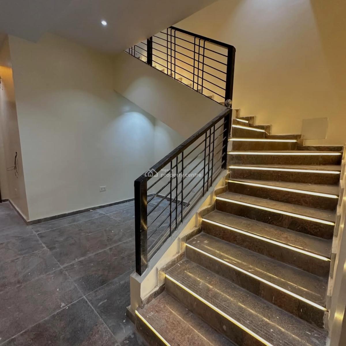 Brown New 4 Bedroom Terrace Duplex with Bq, Jahi, Abuja, Terraced Duplex for Sale