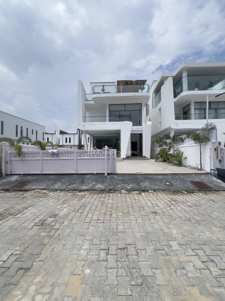 Gigantic 5 Bedroom Detached Duplex with Bq, Pool & Gym, Chevron, Lekki, Lagos, Detached Duplex for Sale