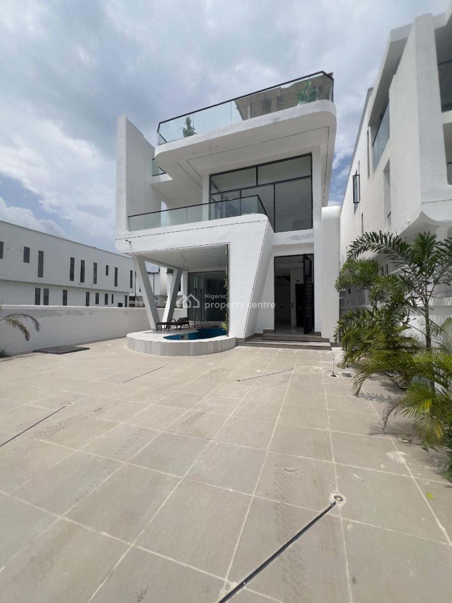 Gigantic 5 Bedroom Detached Duplex with Bq, Pool & Gym, Chevron, Lekki, Lagos, Detached Duplex for Sale
