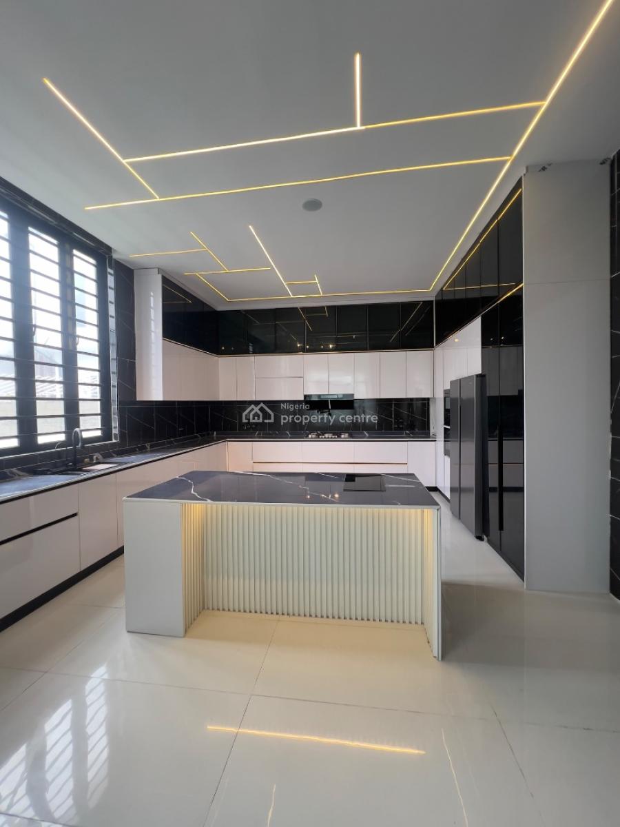 Gigantic 5 Bedroom Detached Duplex with Bq, Pool & Gym, Chevron, Lekki, Lagos, Detached Duplex for Sale