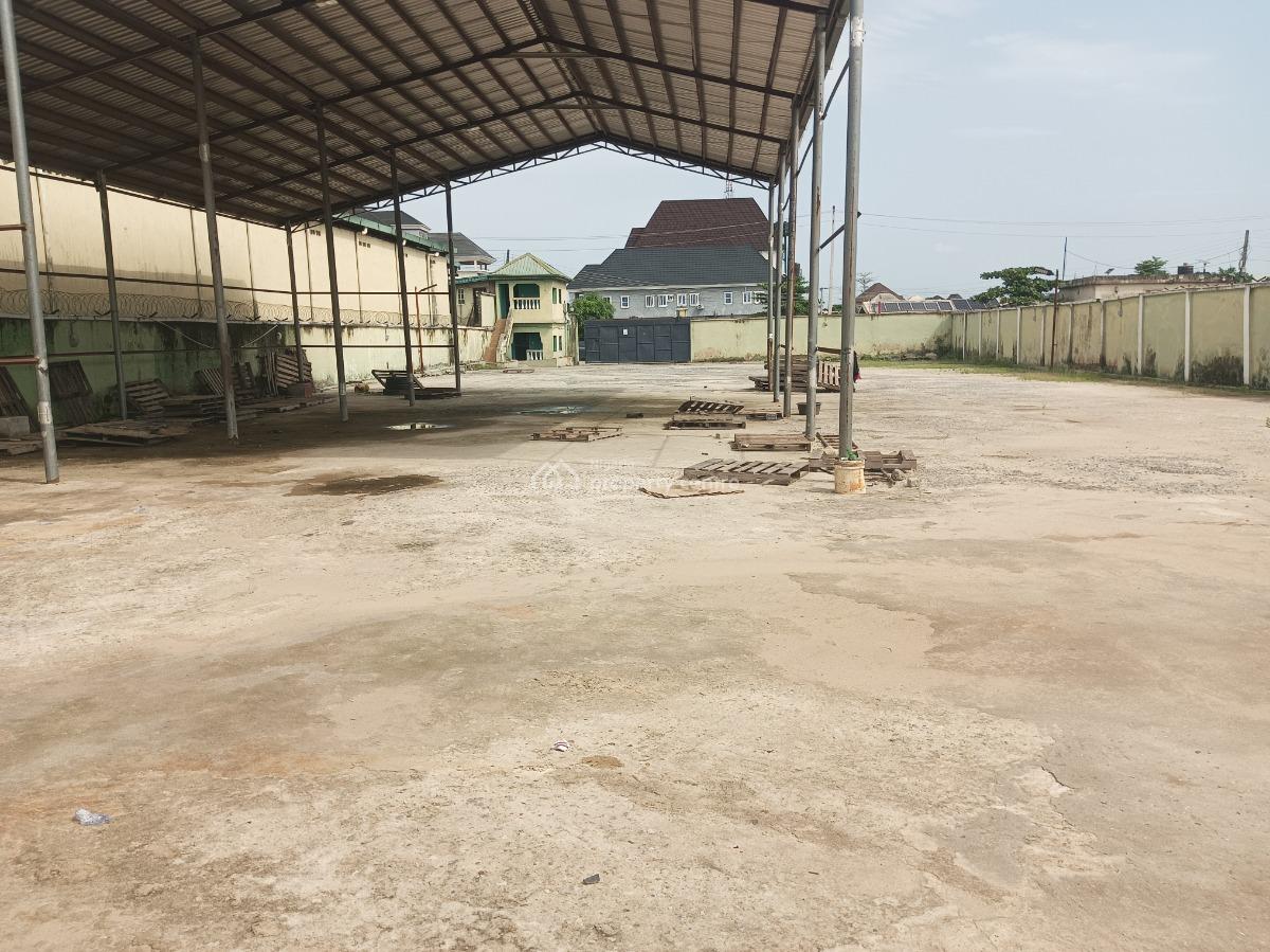 Commercial Property Suitable for Warehouse, Church, School, Office, Et, Ago Bridge Area, Slightly Off Ago Palace Way, Ago Palace, Isolo, Lagos, Commercial Property for Rent