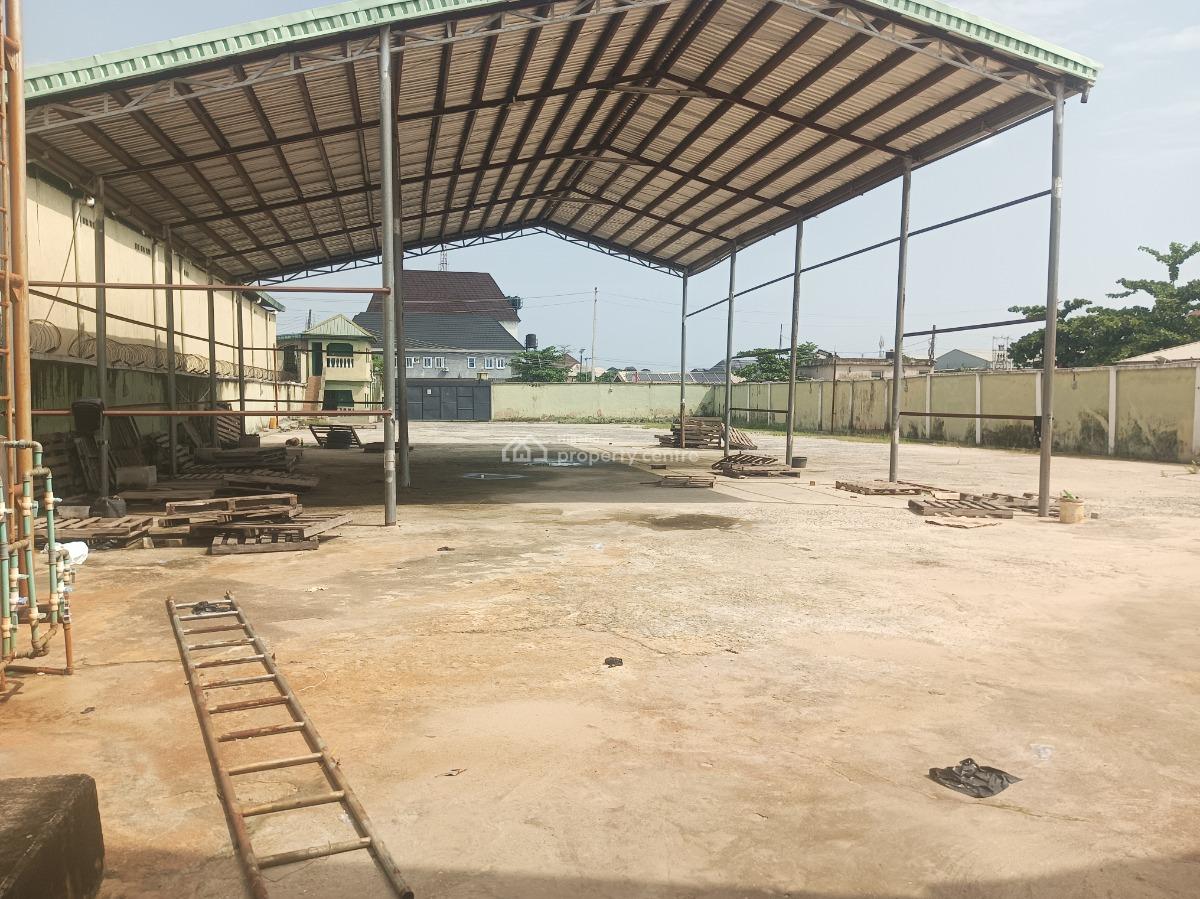Commercial Property Suitable for Warehouse, Church, School, Office, Et, Ago Bridge Area, Slightly Off Ago Palace Way, Ago Palace, Isolo, Lagos, Commercial Property for Rent