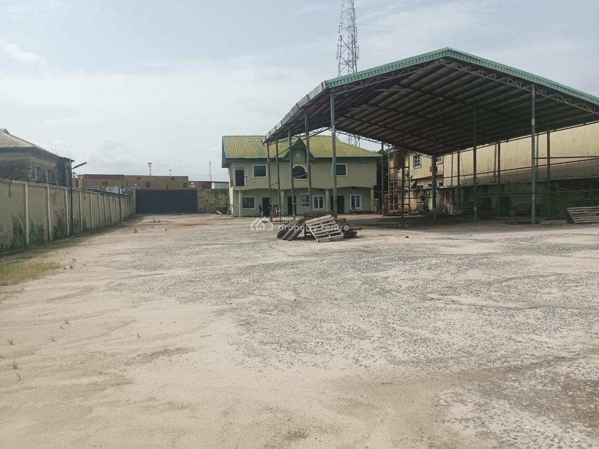 Commercial Property Suitable for Warehouse, Church, School, Office, Et, Ago Bridge Area, Slightly Off Ago Palace Way, Ago Palace, Isolo, Lagos, Commercial Property for Rent