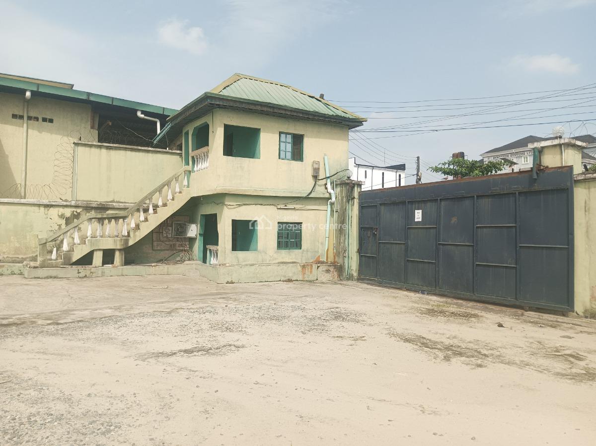 Commercial Property Suitable for Warehouse, Church, School, Office, Et, Ago Bridge Area, Slightly Off Ago Palace Way, Ago Palace, Isolo, Lagos, Commercial Property for Rent