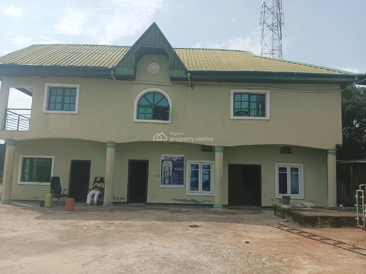 Commercial Property Suitable for Warehouse, Church, School, Office, Et, Ago Bridge Area, Slightly Off Ago Palace Way, Ago Palace, Isolo, Lagos, Commercial Property for Rent