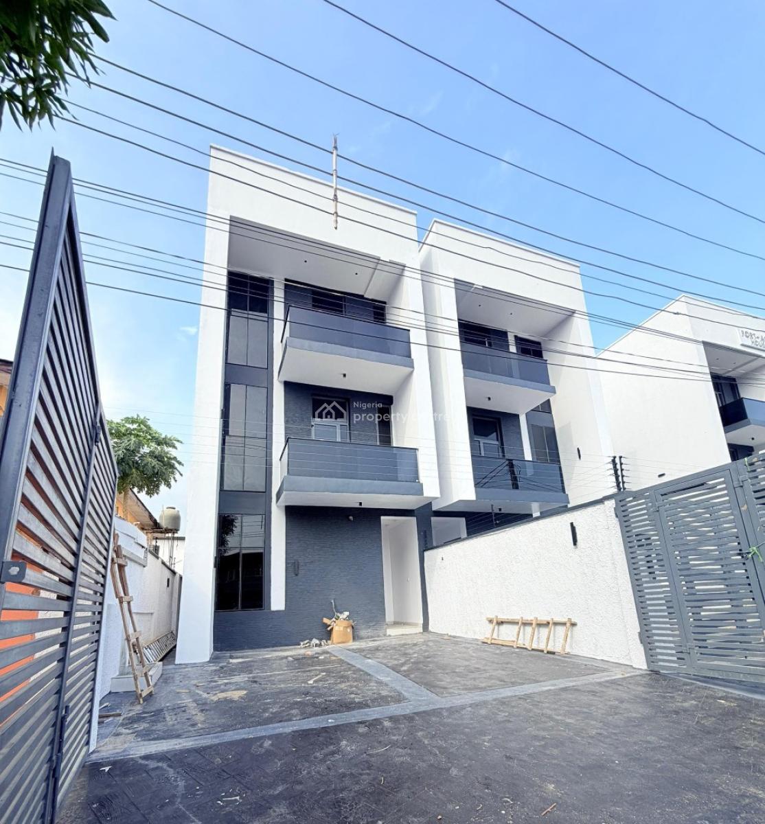 Newly Built 4 Bedroom Semi Detached Duplex with Bq, Adeniyi Jones, Ikeja, Lagos, Semi-detached Duplex for Sale