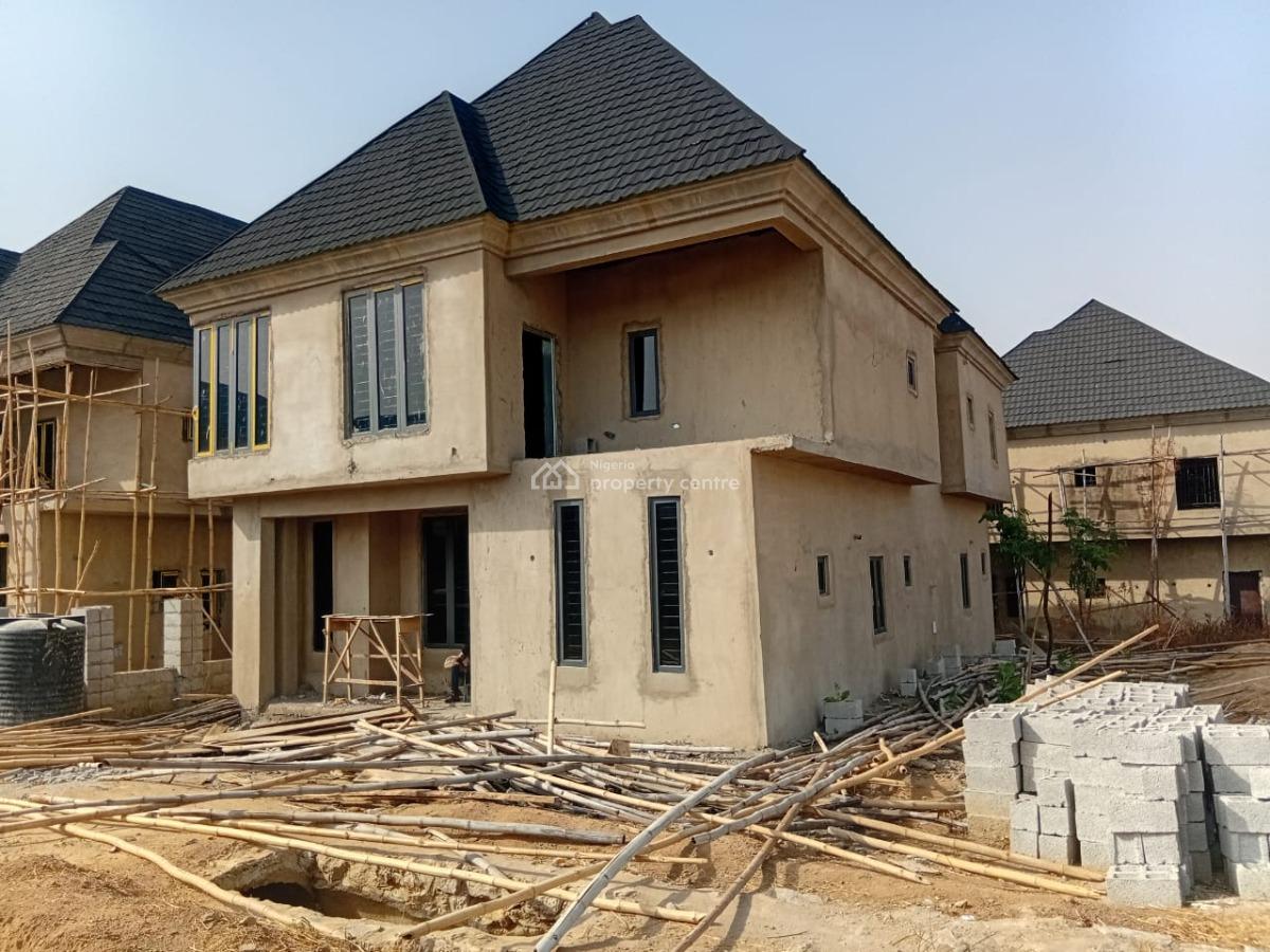 5 Bedroom Fully Detached Duplex, Airport Road, Opp. Dunamis Church, Lugbe District, Abuja, Detached Duplex for Sale