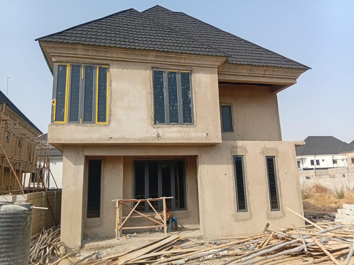 5 Bedroom Fully Detached Duplex, Airport Road, Opp. Dunamis Church, Lugbe District, Abuja, Detached Duplex for Sale