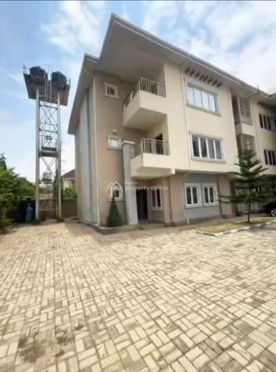 Newly Built 4 Bedroom with a Bq, Guzape District, Abuja, Terraced Duplex for Sale