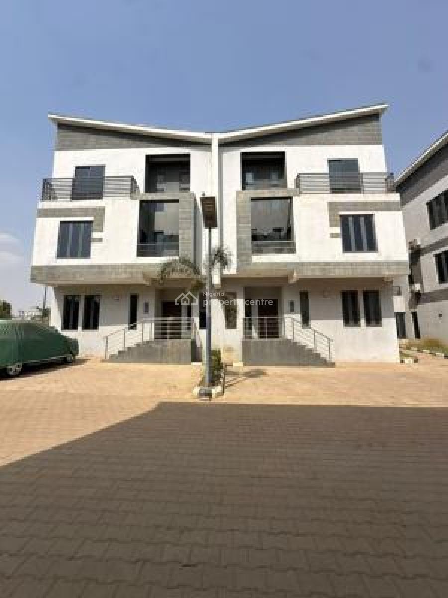 Very Good Spacious 4-bedroom Terrace + 1 Bq, Kado, Abuja, Terraced Duplex for Rent