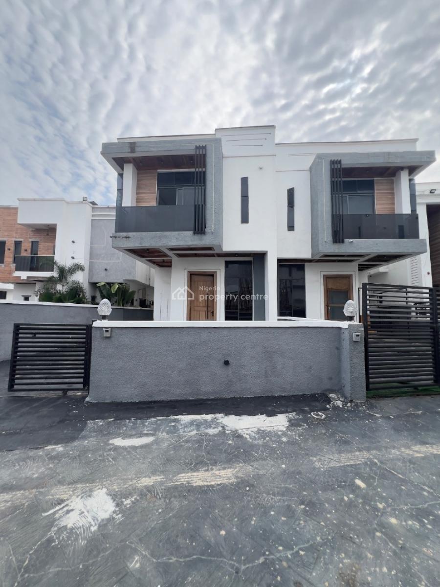 4 Bedroom Semi Detached Duplex with Bq, Chevron, Lekki, Lagos, Semi-detached Duplex for Sale