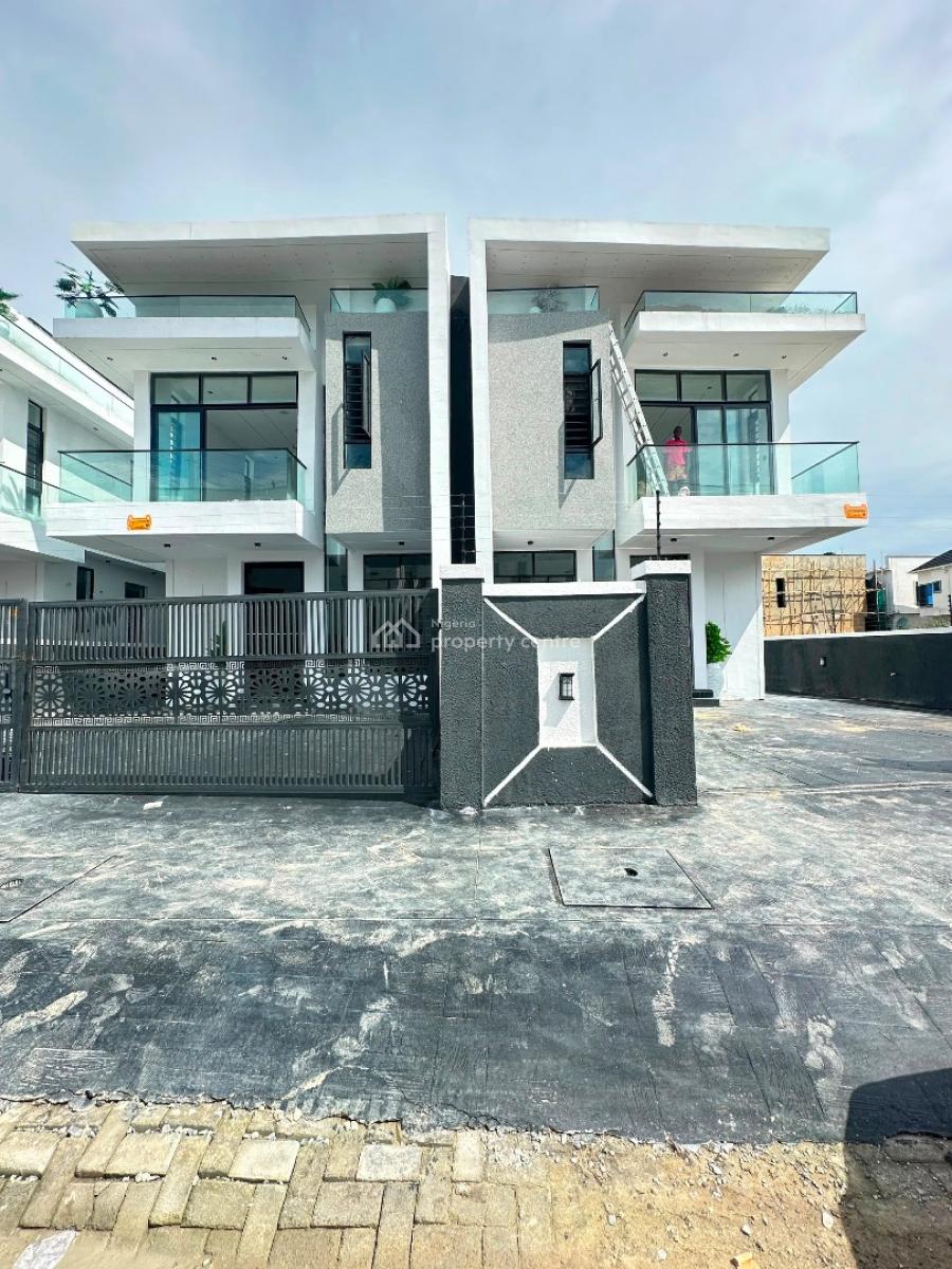 The Prestige Residence  Contemporary Family Home with Bq, Located in a Smart Residential Community, Ikota, Lekki, Lagos, Semi-detached Duplex for Sale