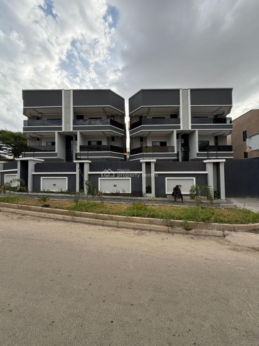 Newly Built 4 Bedroom with a Bq, Utako, Abuja, Terraced Duplex for Sale