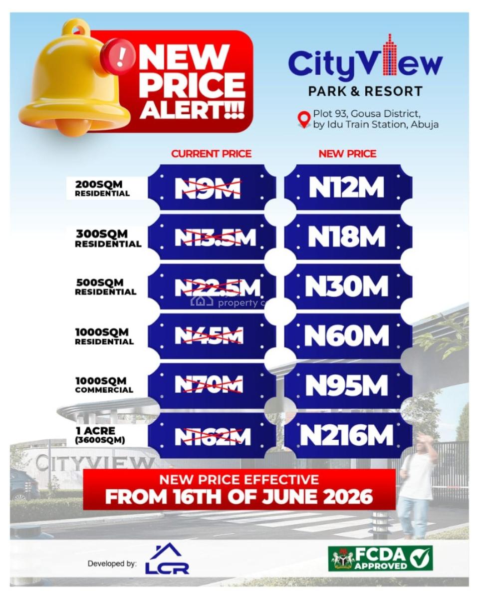 Fastest Developing Buy & Build Land in The Federal Capital Territory, Secure a Plot with 750k Deposit , Flexible Payment Plan Available, Idu Industrial, Abuja, Mixed-use Land for Sale