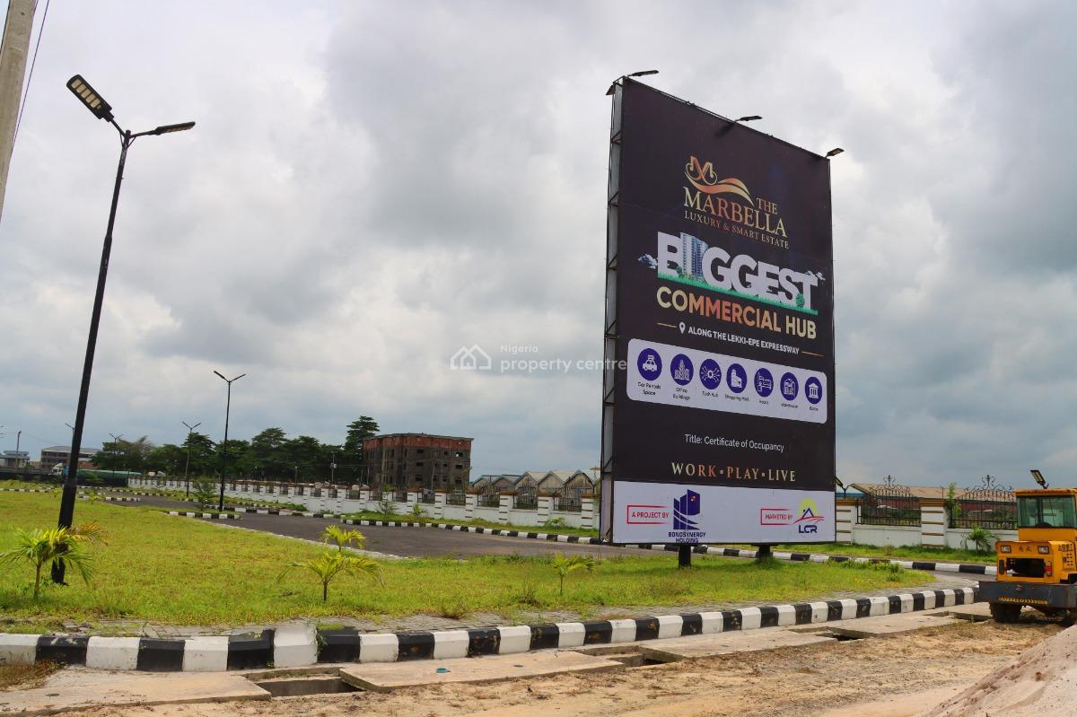 Buy & Build Titled Land Suitable for Malls, Hospital, Warehouse, Plaza, Directly Facing Lekki Epe Expressway, Flexible Payment Plan Available, Ibeju Lekki, Lagos, Commercial Land for Sale