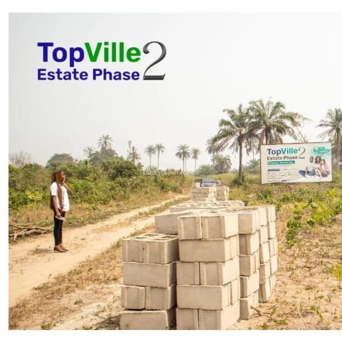 Affordable and Verified Dry Land, Topville 2 Located 30mins Drive From Igbonla Model College Okerala, Epe, Lagos, Mixed-use Land for Sale