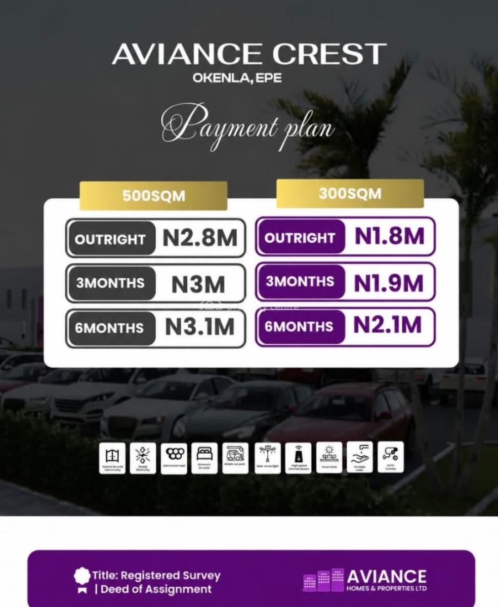 Affordable and Verified Dry Land, Aviance Garden Annex Located Close to St Augustine University Igboye, Epe, Lagos, Mixed-use Land for Sale
