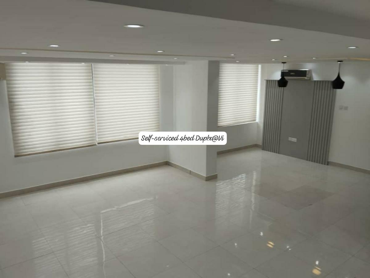 Serviced 4 Bedroom Terrace Duplex with Pool Bq and Other Facilities, Victoria Island (vi), Lagos, Terraced Duplex for Rent