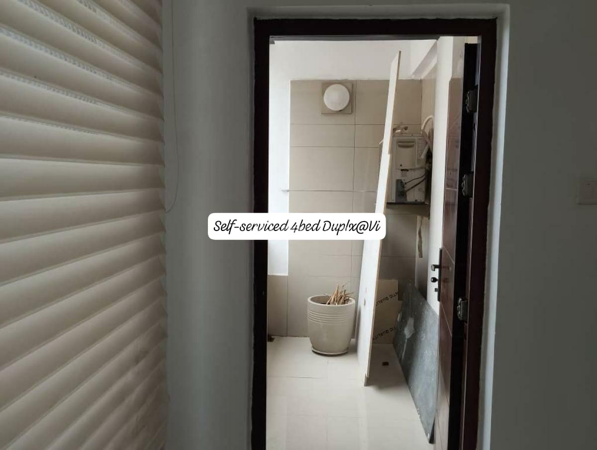 Serviced 4 Bedroom Terrace Duplex with Pool Bq and Other Facilities, Victoria Island (vi), Lagos, Terraced Duplex for Rent