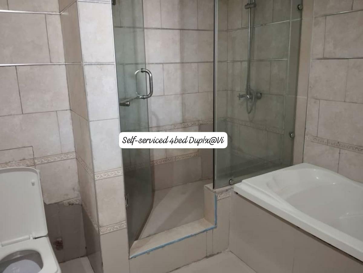 Serviced 4 Bedroom Terrace Duplex with Pool Bq and Other Facilities, Victoria Island (vi), Lagos, Terraced Duplex for Rent