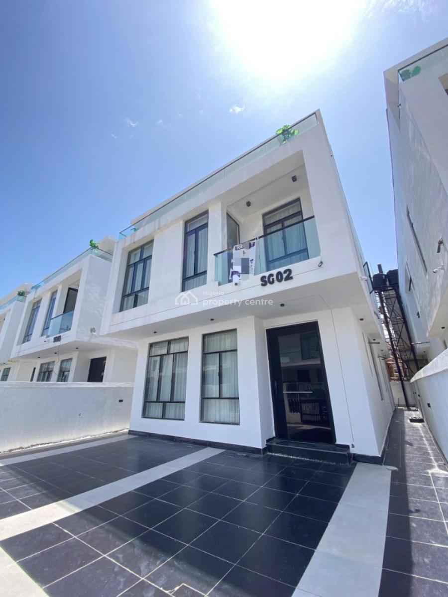Luxurious 5 Bedroom Brand New Fully Detached Smart House with Bq, Chevron Toll Gate, Lekki, Lagos, Detached Duplex for Rent