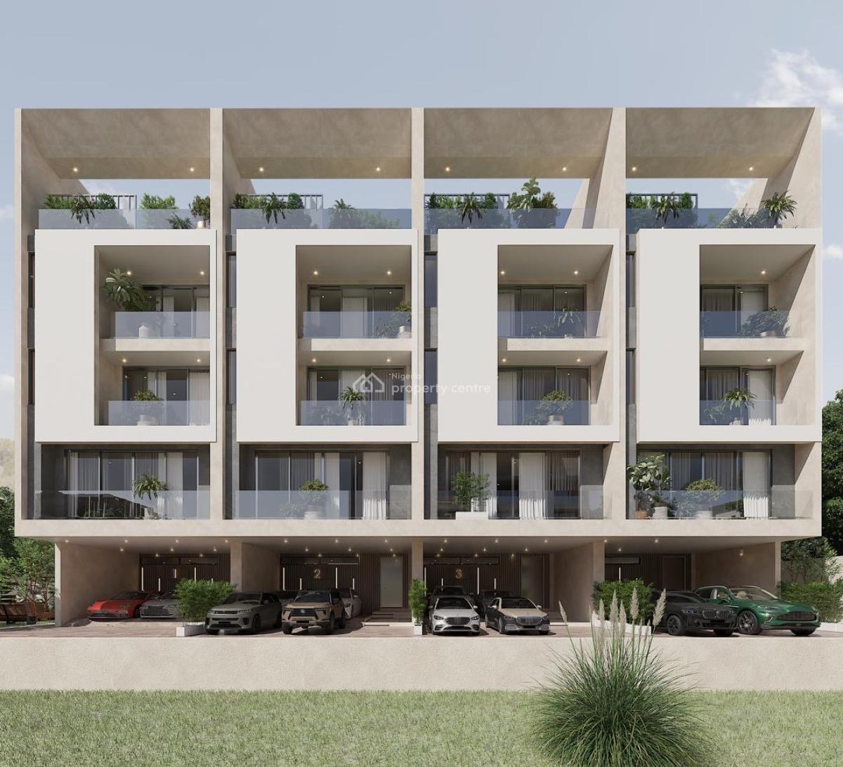 Contemporary Massive 4 Bedrooms Terrace, Banana Island, Ikoyi, Lagos, Terraced Duplex for Sale