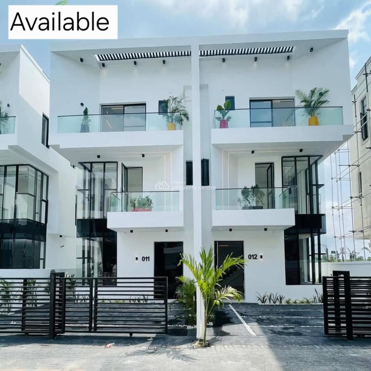 Ultra Modern Contemporary 4bedroom Semi-detach  in Well Planned Estate, Lekki, Lagos, Semi-detached Duplex for Sale