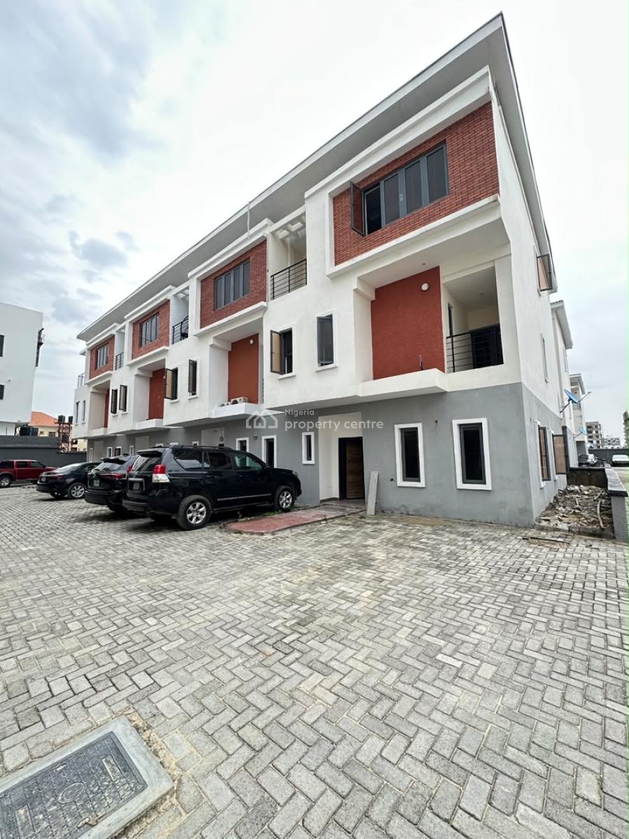 Exquisite 4 Bedroom Terrace Duplex with a Bq and Swimming Pool, Ikate, Lekki, Lagos, Terraced Duplex for Sale