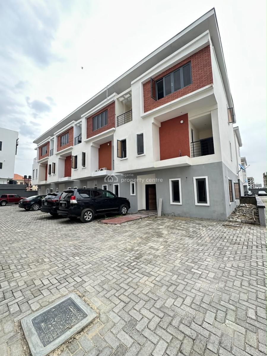 Exquisite 4 Bedroom Terrace Duplex with a Bq and Swimming Pool, Ikate, Lekki, Lagos, Terraced Duplex for Sale