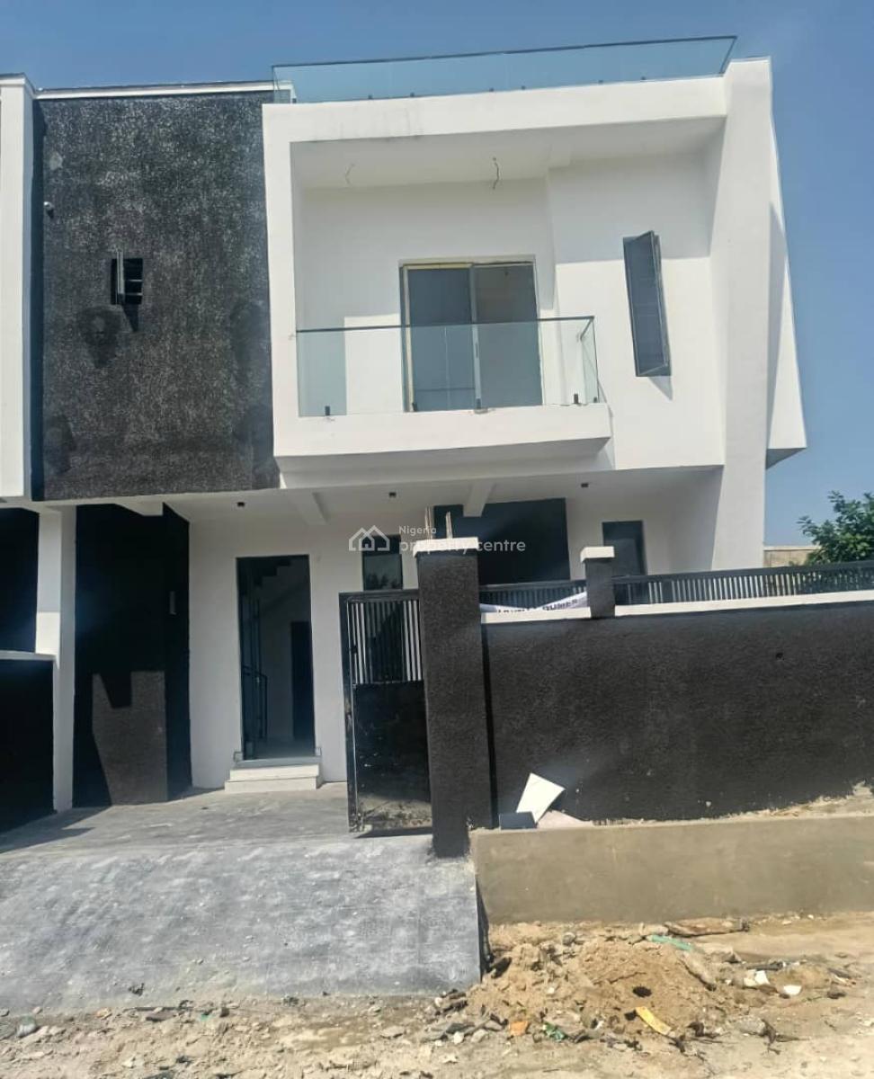 4-bedroom Semi-detached Duplex with Bq in a Secure Estate, Abraham Adesanya, Ajah, Lagos, Semi-detached Duplex for Sale